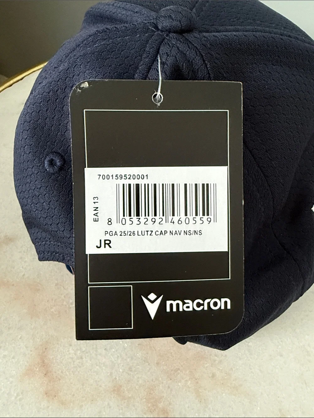 NWT Macron PGA Golf Jr League Navy Blue hat - youth